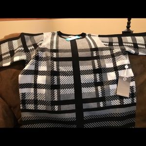 Evolution by Cyrus black/gray/white sweater